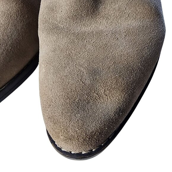 White Mountain Leather Hammond Chelsea Boot Tan Suede Size 9.5 - Picture 5 of 14